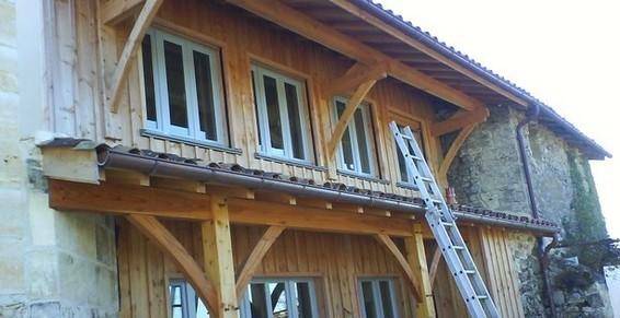 Construction de maison en bois - Philippe ARNAUD & Fils à Cantois
