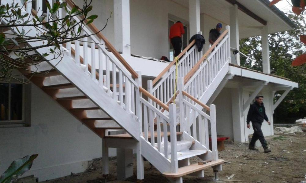Escalier blanc